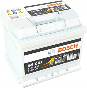 Bosch S5001 12V 52Ah 520A 0092S50010
