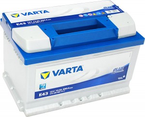 Varta E43 Blue Dynamic 12V 72Ah 680A 572409068