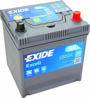 EXIDE EB504 Excell 12V 50Ah 360A